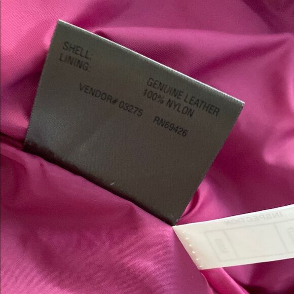 Wilson’s leather Pink Leather Jacket Classic Design - Picture 5 of 8